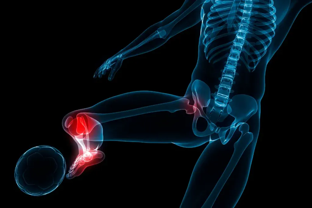 football knee injury