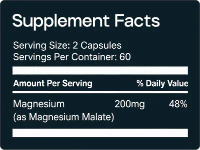 MagMentum™ Supplement Facts